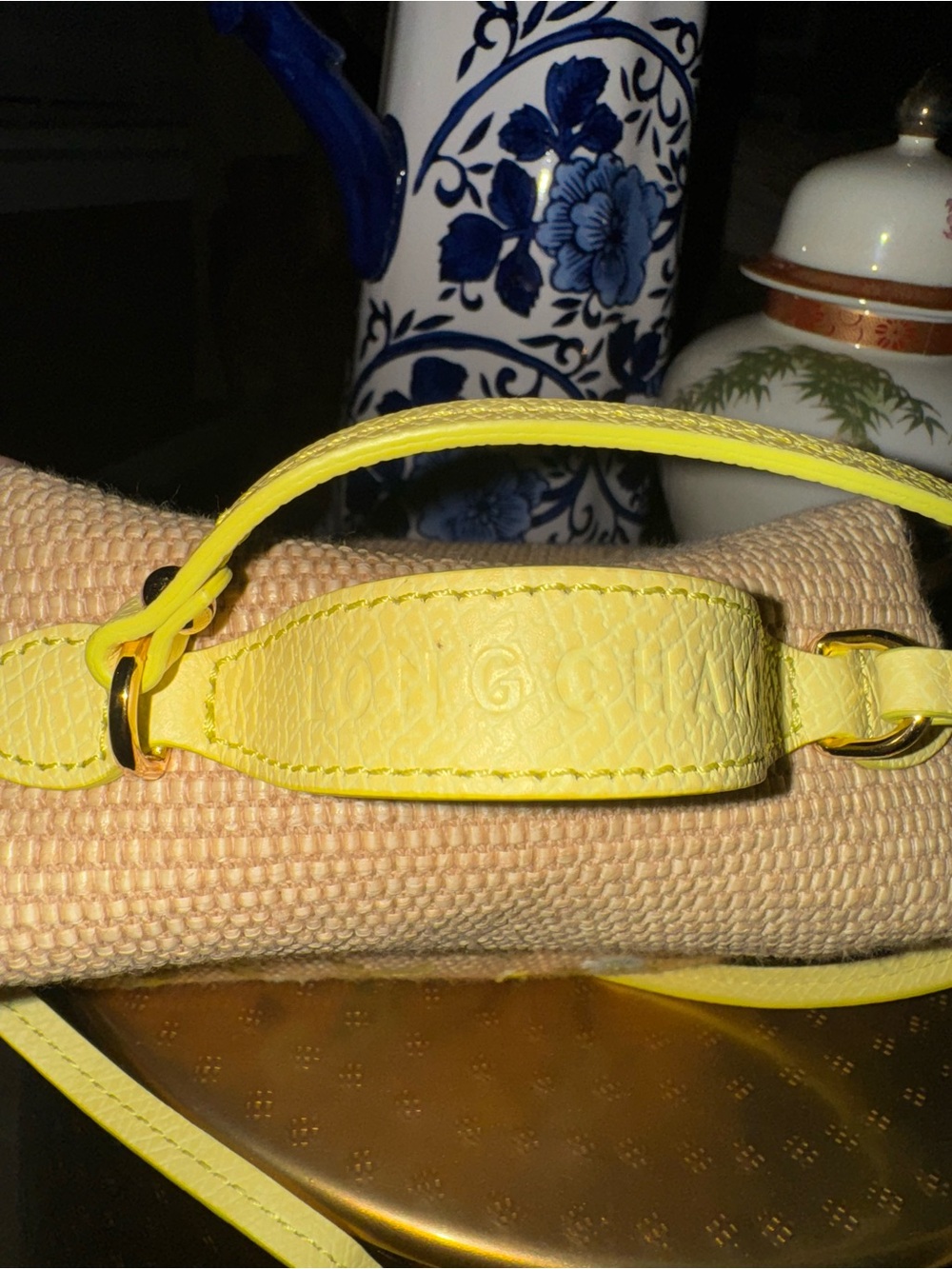 Longchamp Le Panier Pliage Vanity Floral Embroidered XS Crossbody - Picture 4 of 7